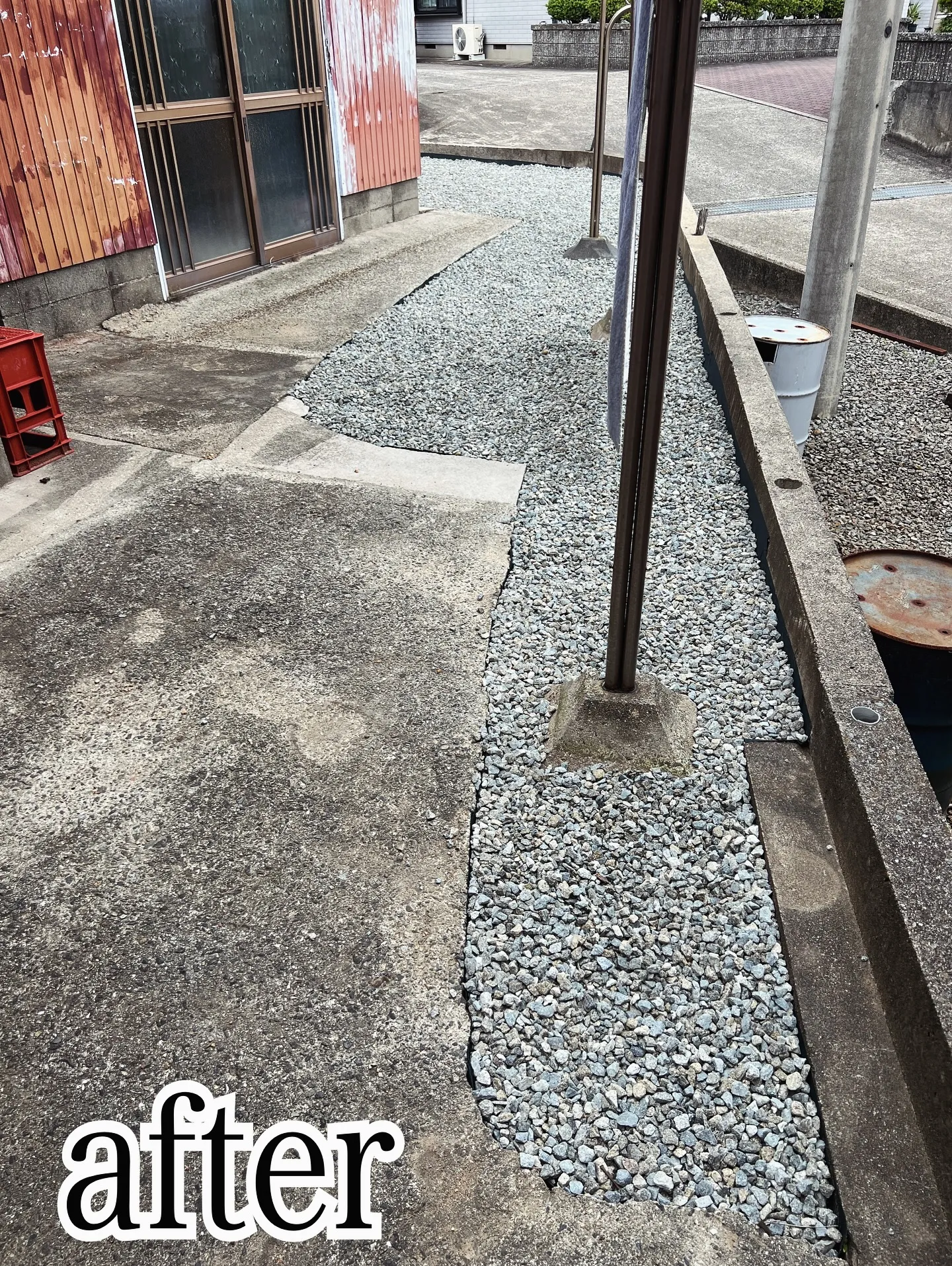 【防草対策の施工事例】