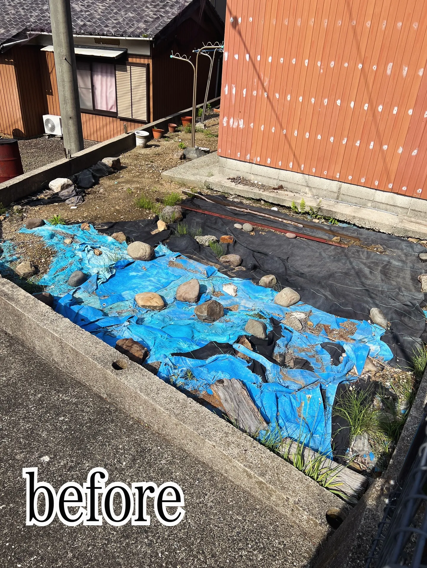 【防草対策の施工事例】