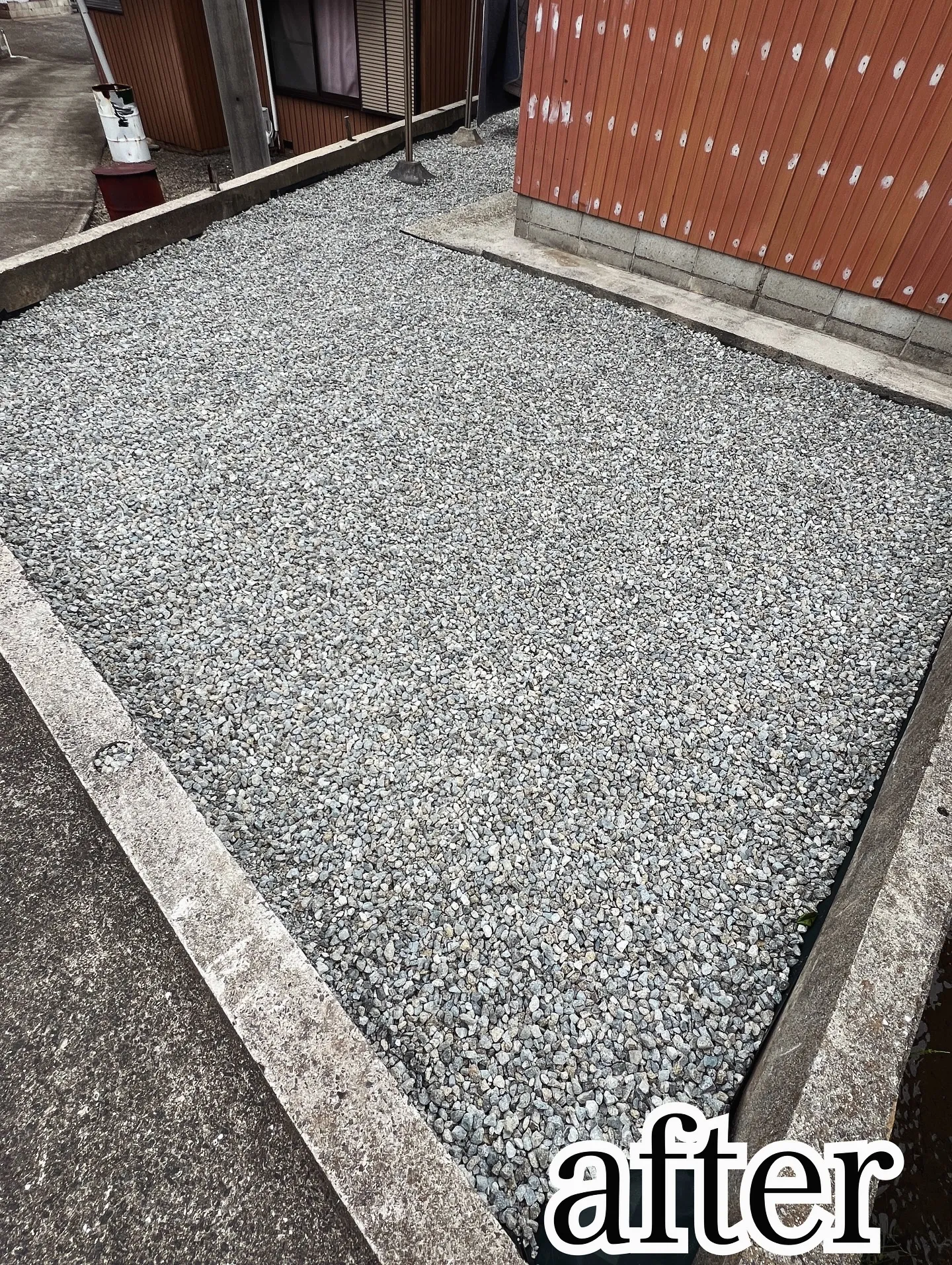 【防草対策の施工事例】