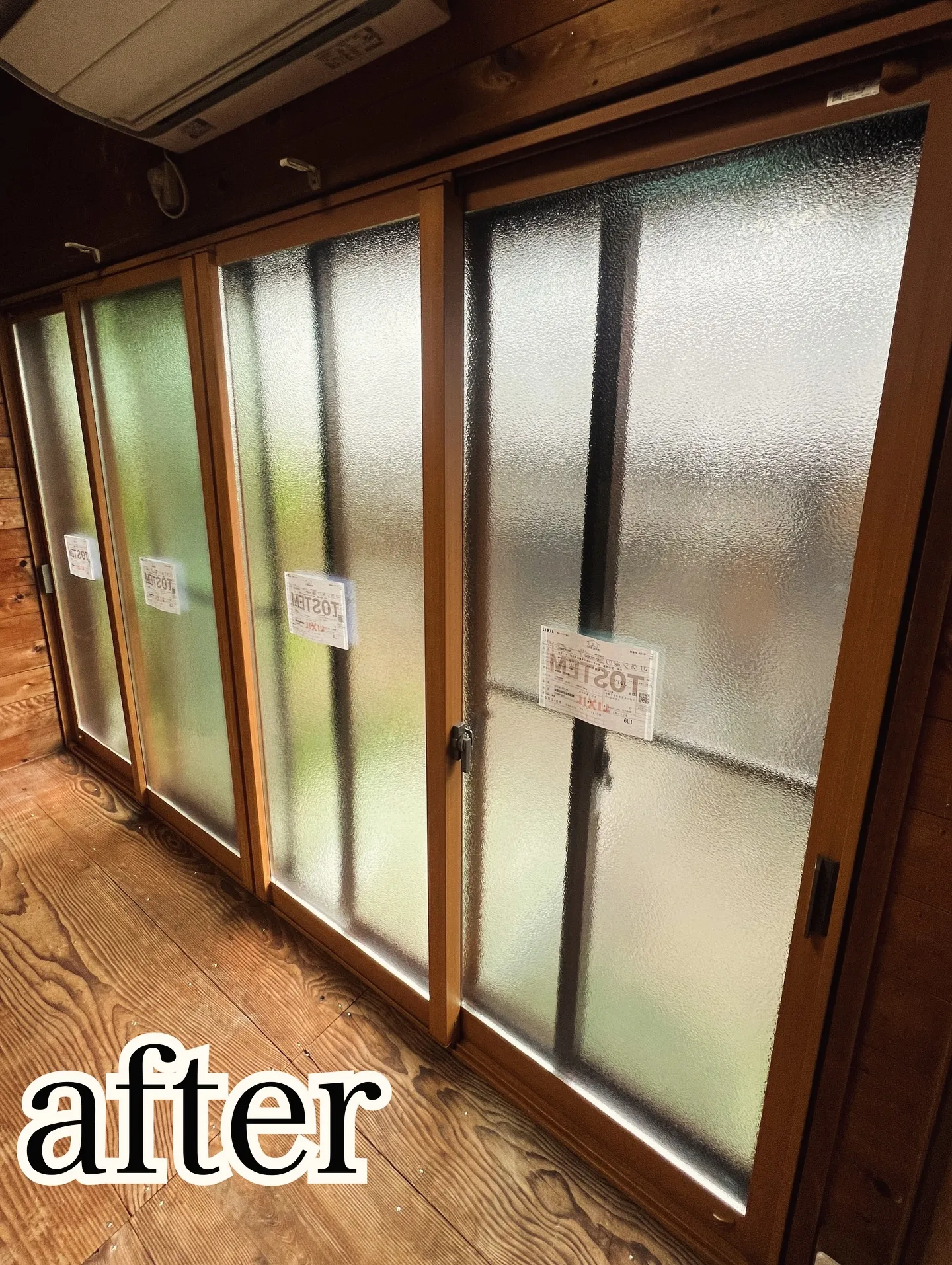 【内窓新設＆網戸交換の施工事例】