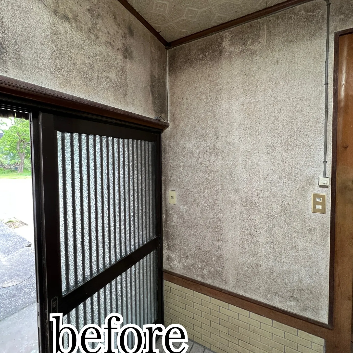 【クロス貼り替えの施工事例】