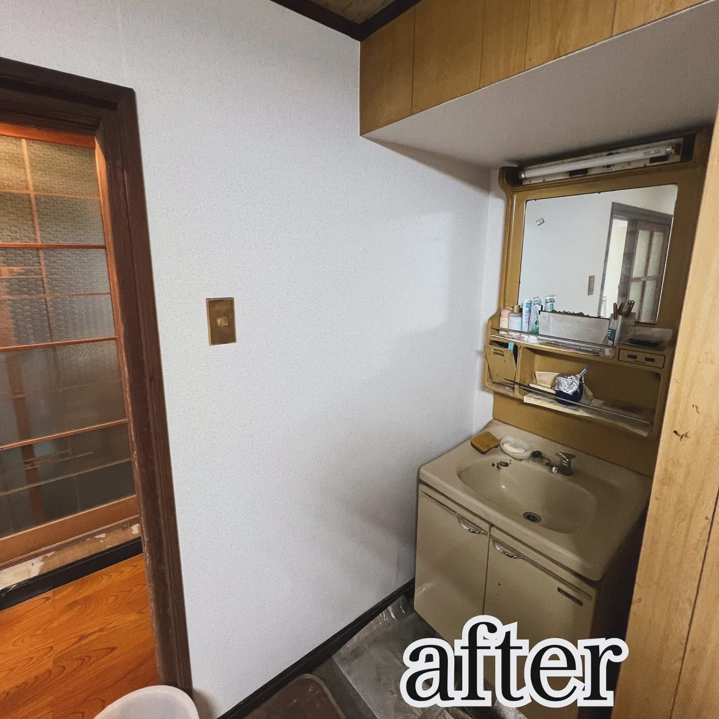 【クロス貼り替えの施工事例】