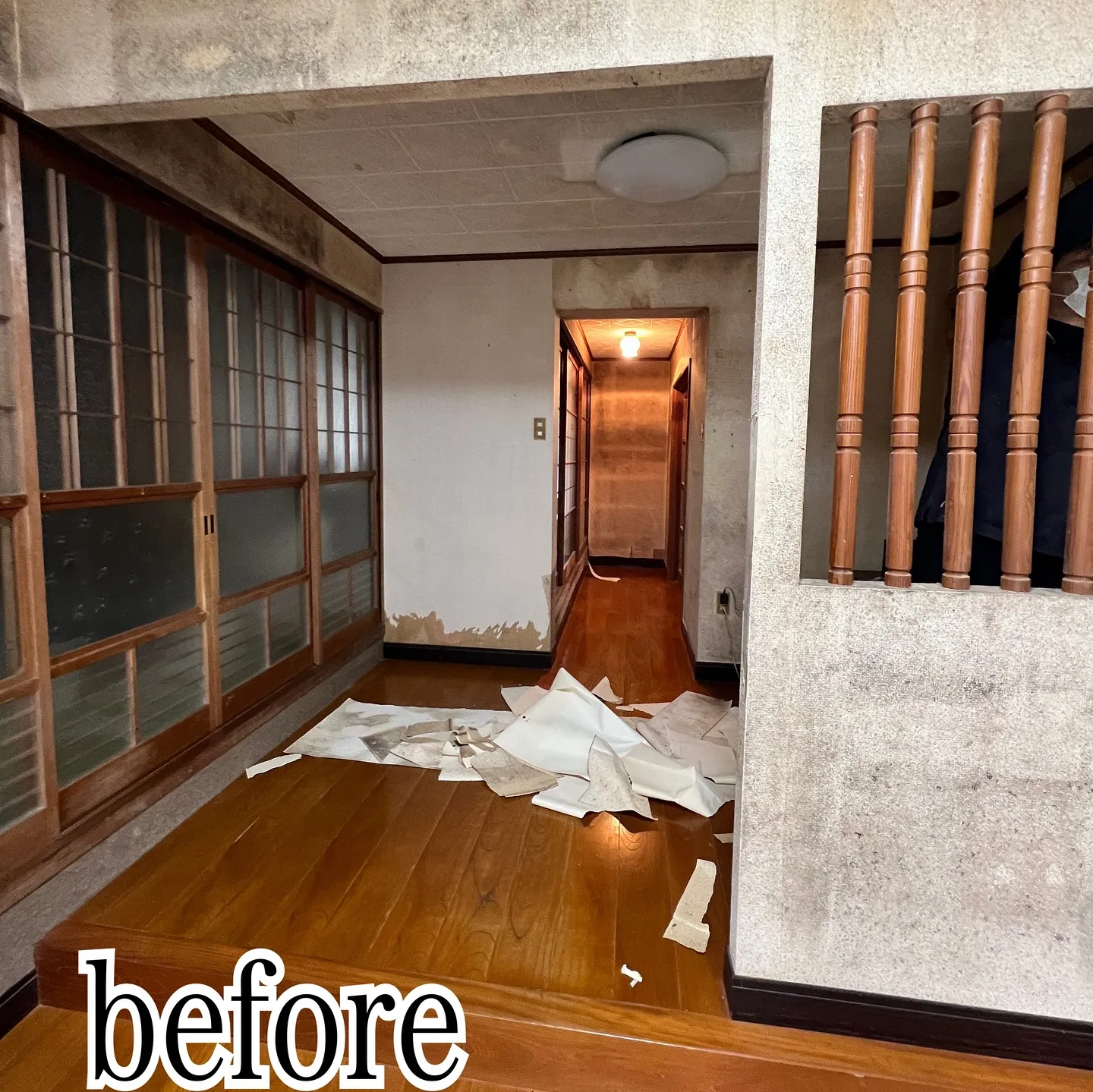 【クロス貼り替えの施工事例】