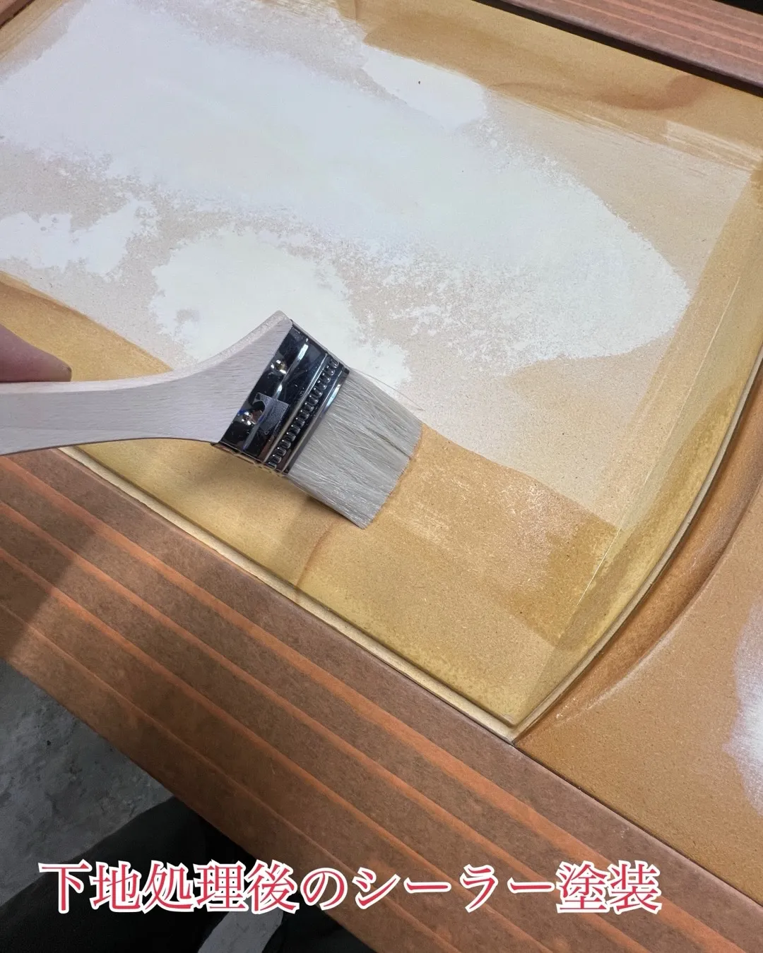 【施工事例|寝室タンスの扉リメイク】