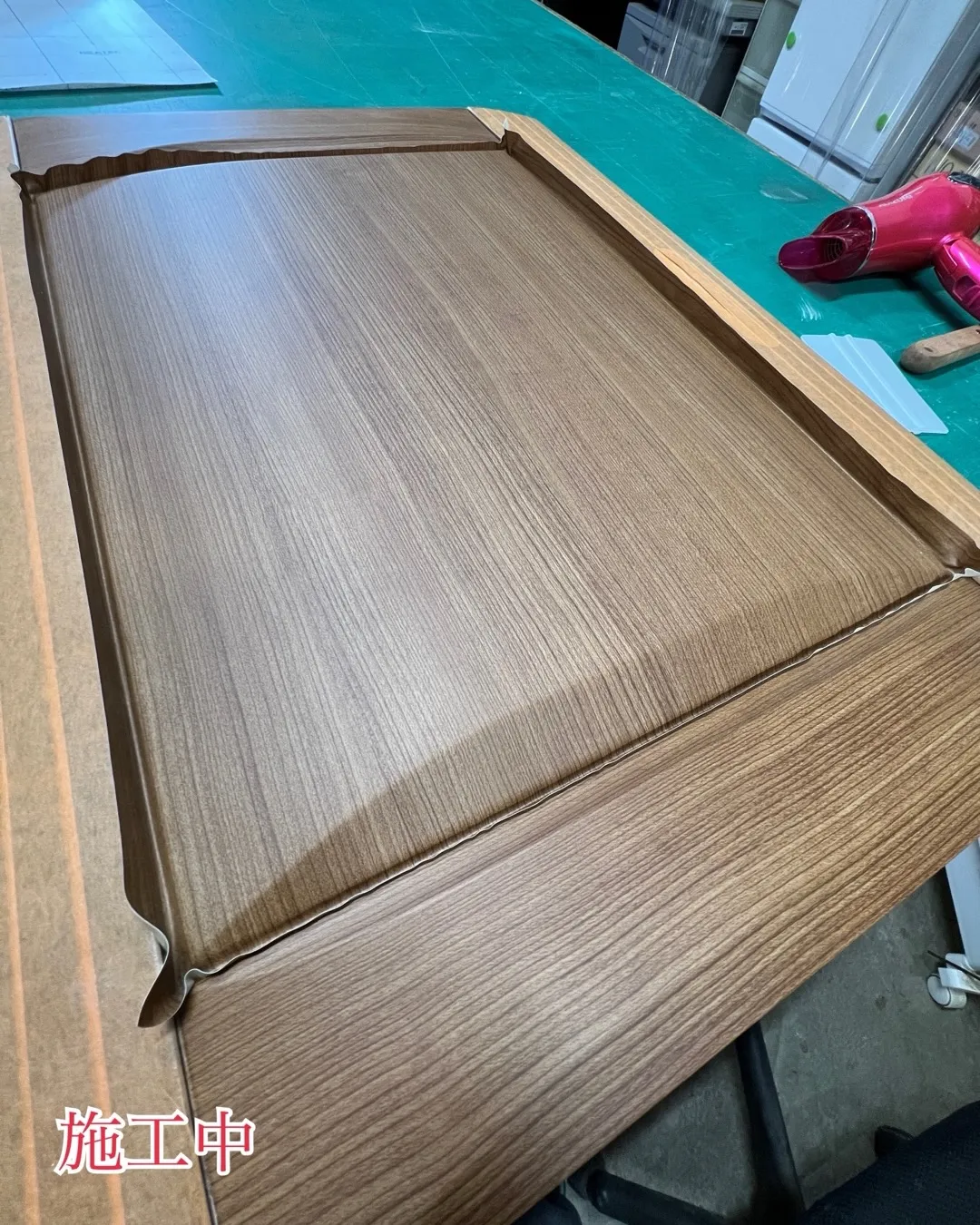 【施工事例|寝室タンスの扉リメイク】