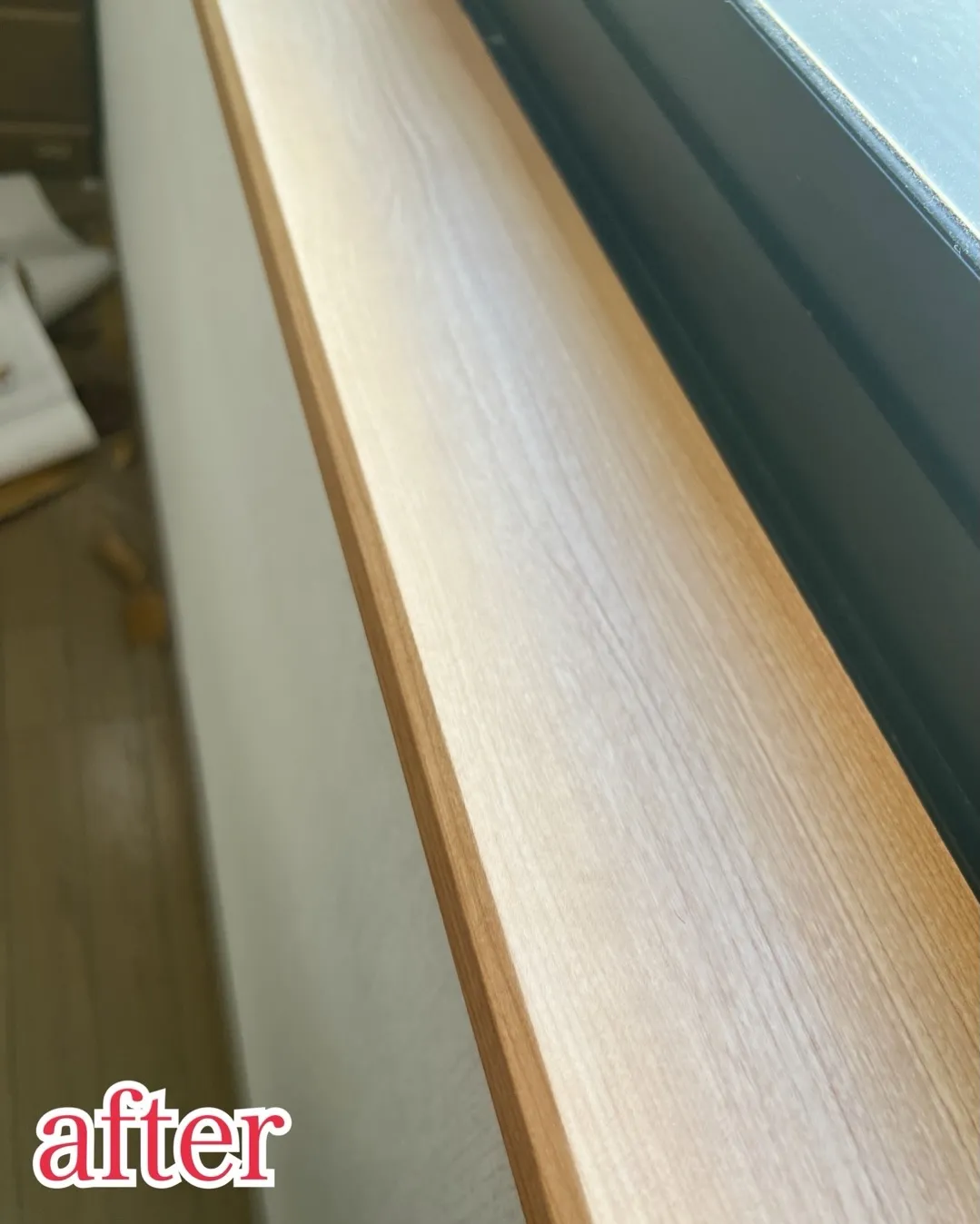 【窓枠リアテックシート施工】